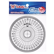 Butterfly Bow 360 Degrees / Round Protractor (360/10cm)