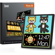 Divoom Pixoo-64 - WiFi Pixel Cloud Digital Frame with APP Control,64 X 64 LED Panel Display Frame fo