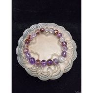 Auralite 23 Quartz Crystal Stone Bracelet 9mm4A F592