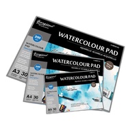 Rex TT watercolor book landscape ขนาด A3A4A5 200 แกรม มี 30 แผ่น A3A4A5 30 Sheets Water Color Painti