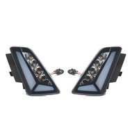 ใหม่รถจักรยานยนต์ LED ด้านหน้าด้านหลังเลี้ยวไฟสัญญาณไฟวิ่งกลางวัน Flasher สําหรับ Vespa GTS 300 GTS3