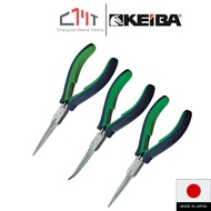 KEIBA Pliers Thick Handle 2 Colors Pointed Tip Mini Size 150mm. No.HEC-D05/HEC-D15/HEC-D55