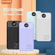 TERBARU BASIKE POWERBANK ORIGINAL 20000MAH 10000 MAH TYPE C USB DUAL