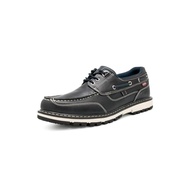 Edwin Waterproof Casual Men's Deck Shoes - Stylish PU Leather Sneakers with Slip-Resistant W Grip So