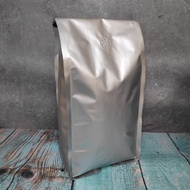 Quadseal Silver Gusset Packaging 1 KG | 1000GR Aluminum Gusset Coffee Packaging