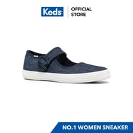 KEDS WF64460 CHAMPION MARY JANE ECO DENIM/INDIGO Women's Belted Sneakers Denim Color good