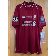 18/19 Liverpool Home Retro Soccer Jersey Sports Football Vintage Jersey
