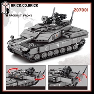 Đồ chơi Lắp ráp Mô hình Xe Tăng Quân Sự Đức Military Tank Leopard A27+ Sembo 207001