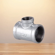 GI TEE REDUCER FITTINGS GALVANIZED IRON DURABLE