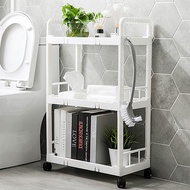 Trolley Rack 3-Tier Multipurpose Rack Organizer Kitchen Rack Bathroom Rack with Wheels 936