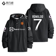 Áo Khoác Bóng Đá Manchester United Premier League Áo Khoác Bóng Đá Số 7 Phiên Bản Cầu Thủ Áo Khoác B