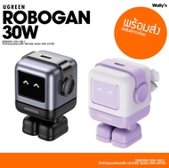 [สินค้ามือ1 พร้อมส่ง] UGREEN RoboGaN 30W Charger หน้าจอ LCD หัวชาร์จ Robot รุ่น CD359