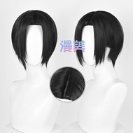 Manmei | NANA Dazhi Black Middle Part Cosplay Wig Realistic Hair Top Piece Short Synthetic Hair Fake