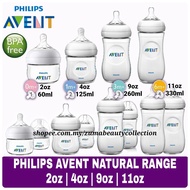 Botol Susu Philips Avent Natural Range Baby Bottle 2oz || 4oz || 9oz || 11oz