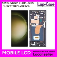 SAMSUNG S23 ULTRA 👉 S918 OLED WITH FRAME SM-S918B SM-S918B/DS SM-S918U COMPATIBLE LCD DISPLAY TOUCH 