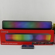 GAMING SPEAKER GAMEN GS8 SOUNDBAR RGB LIGHTS BASS USB AND JACK 3.5MM