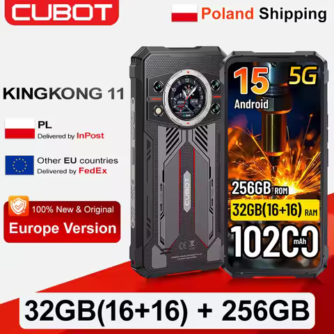 [Shipping From Poland] [Cubot-KingKong 11] Rugged Smartphone 5G 10200mAh 16GB(8+8)+256GB / 32GB(16+1