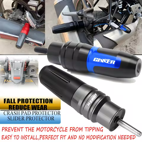 For Suzuki GIXXER SF 250 SF250 250 SF 250SF Motorcycle CNC Aluminum Exhaust Frame Sliders Crash Pads