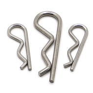 Stainless Steel R Spring Cotter Pin Wave Shape Split Clip Clamp Hair Tractor Pin M1 M1.2 M1.6 M1.8 M2 M2.5 M3 M3.5 M4 M5 for Car