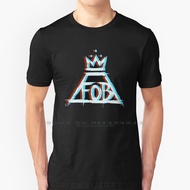 Blackwhitereddesign Rock Band Fall Out Boy Logo T Shirt 100% Pure Cotton Blackwhitereddesign Band Fa