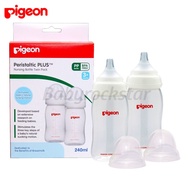 PIGEON TWIN PACK PP Wide Neck Bottle 2PCS Botol Susu Bayi 240ML Original Pigeon Bottle 2pcs PP Bottl