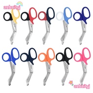 LANJ trauma shears, stainless 18.5cm bandage scissors, nursing scissors