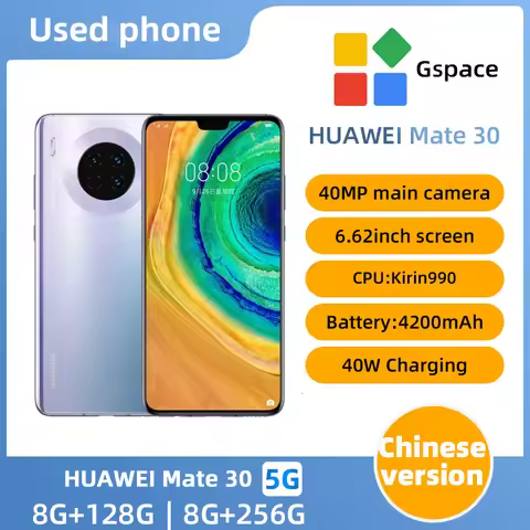 Huawei Mate 30 5G 6.62 inch Android Smartphone 40MP+24MP Camera 256GB ROM 8GB RAM Mobile phones Harm