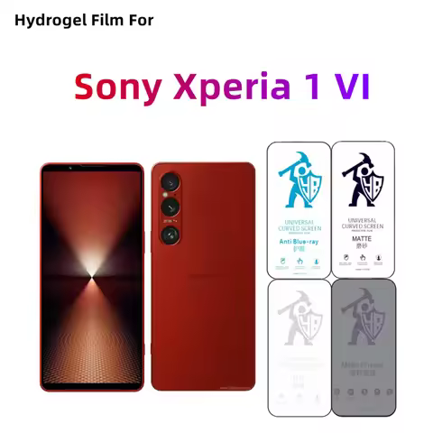 2pcs Matte Hydrogel Film For Sony Xperia 1 VI HD Screen Protector For Sony Xperia 1 VI Eye Care Priv