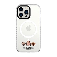 GALADO Mini Heads Custom Picture iPhone 16 Pro Max/15/14/13/12/Samaung S25 Ultra Shock Proof Case