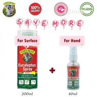 [SAVE MORE] Euky Bear Eucalyptus Spray 200g And Hand Sanitizer 60ml Package