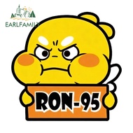 EARLFAMILY QooBee Ron-95 Car Stickers Waterproof Luggage Motorcycle Electric-Bicycle Windows Compute