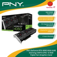 PNY GeForce RTX 4060 8GB XLR8 Gaming VERTO EPIC-X RGB Triple Fan Graphic Card