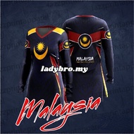 Jersey Muslimah Malaysia MERDEKA Baju Muslimah Labuh Tshirt Jersey Muslimah Sportswear Long Sleeve Jersey Murah Oversize Baju Muslimah Microfiber Baju Muslimah Viral Sublimation