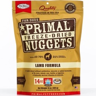 Ready Stock Primal Freeze Dried Raw Nuggets Lamb Flavor Dog Food 14oz