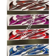 Yamaha LC 135 Crypton-X (4) Body Sticker 💗 - Red / White / Green / Violet