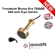 Transducer bronze 50/200 Dual Frequency  for Garmin 8 pin FF350 plus AQUAMAP GPSMAP 585 plus 650 GPS