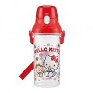 Skater Hello Kitty Cookie 洗碗機適用 直飲塑膠一鍵式透明瓶 PSB5TR