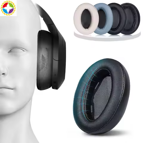 Replacement Ear Pads Cushions Headband Kit For Sony/ Wh-h910n H910n EarPads Bumper Headband Earmuff 