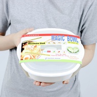 [SG Stock] [Bundle of 3] JCP 2L Microwave PP Reheatable Food Container Bowl with Cover