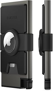 Ekster Aluminum AirTag Cardholer, Graphite, Minimalist