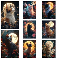 [KS] Cartoon Animal Cat 5d Diamond Painting Full Diamond Living Room PasteDiamond Cross Stitch Bedro