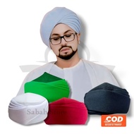 Imamah Turban Peci 5 Folds Without Tail Instant Imamah Permanent Just Wear Kopiah Lelaki Dewasa