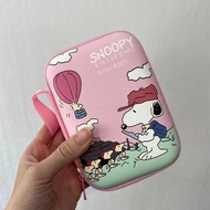 Cute Snoopy Travel Organiser Digital/Cosmetic Storage Pouch Headset Keycahin Bag