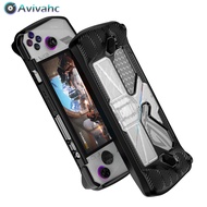 Protective Case Cover TPU PC Game Console Cover with Bracket Shockproof Replacement Accessories for Asus Rog Ally