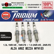 USED Japan NGK Iridium MAX / Iridium DF Spark Plug - Perodua 1.3L 1NRVE 1.5 2NRVE NEW Alza Aruz Bezz