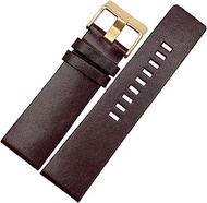 Leather 22 24 26 28 30mm Bracelet Watch Strap Wristwatches Band Compatible With DZ4343 DZ7293 DZ7333
