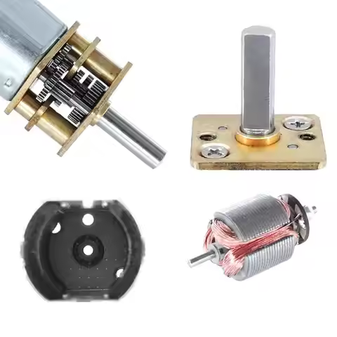 GA12-N20 Micro Metal Gear DC 3V 6V 12V Motor Gear 30RPM 50RPM 60RPM 100RPM 150RPM 200RPM 300RPM 600R