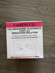UniRINS CG Chlorhexidine Gluconate Irrigation Solution