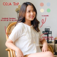 KEMEJA Celia Tops For Teenage korean style Women's Shirts - Women's Tops, Women's Tops, Imported Wom