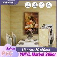 [WallNest]Wallpaper Wall Sticker 30x60cm Vinyl Marble Wall Decoration